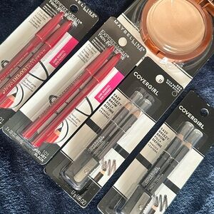 Maybelline red and black Twin Eye Pencil Duo  BUNDLE #61